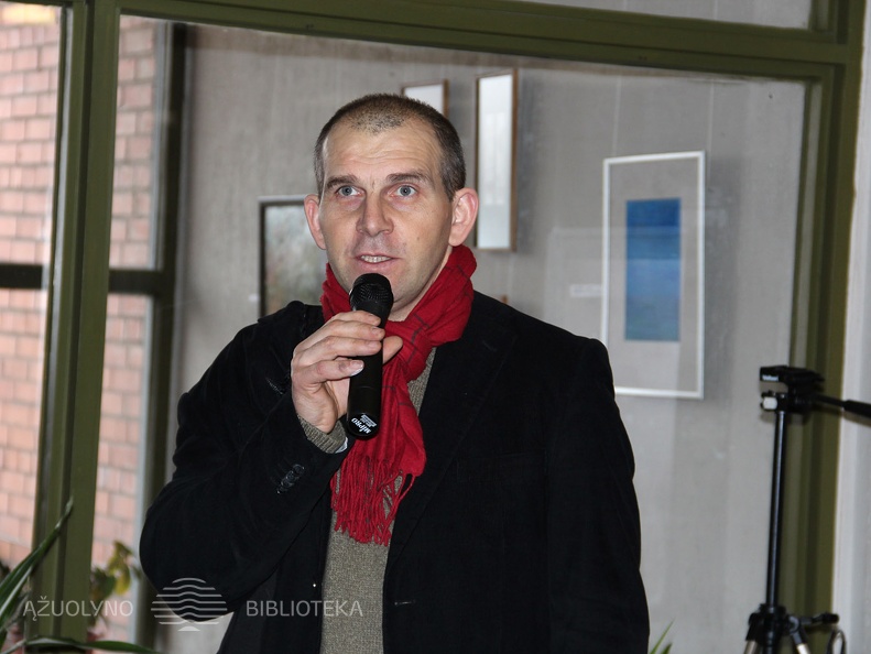 Lietuvos dailininkų sąjungos Kauno skyriaus pirmininkas G. Vaičys 