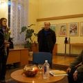 Vakaro svečius sveikino KAVB kultūrinių renginių organizatorė Aistė Megelinskienė
