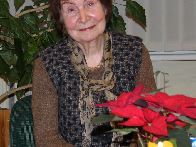 Knygos „Kelionė į Ramybės kalną“ autorė prof. menotyrininkė Laima Šinkūnaitė.