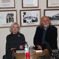 Renginio svečiai - aktorė Inesa Paliulytė ir režisierius Gytis Padegimas