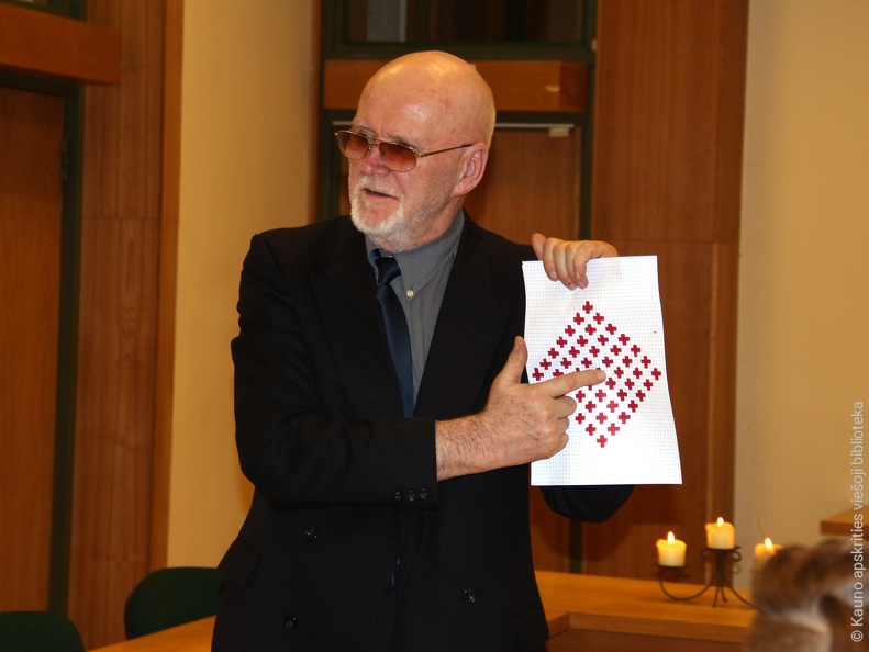Seminaro vedėjas Modris Tenisonas