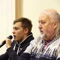 Režisierius Gytis Padegimas, aktorius Dovydas Stončius
