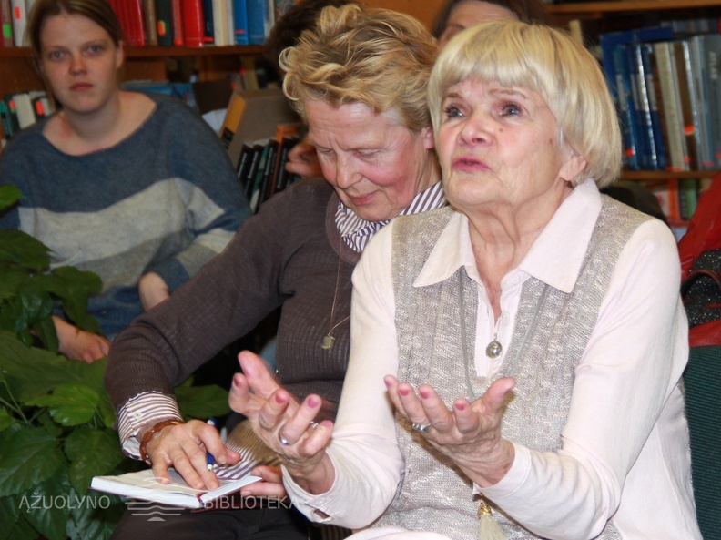 Aktorė Olita Dautartaitė uždavė klausimą.