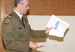 Susitikimas su Jungtinių Tautų misijos dalyviu majoru S. Vilkinu