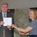 Kroatijos ambasadorius Krešimir Kedmenec ir  jo asistentė Jurga Jozič