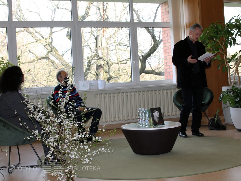 Pauliaus Širvio poeziją skaitė aktorius Petras Venclovas
